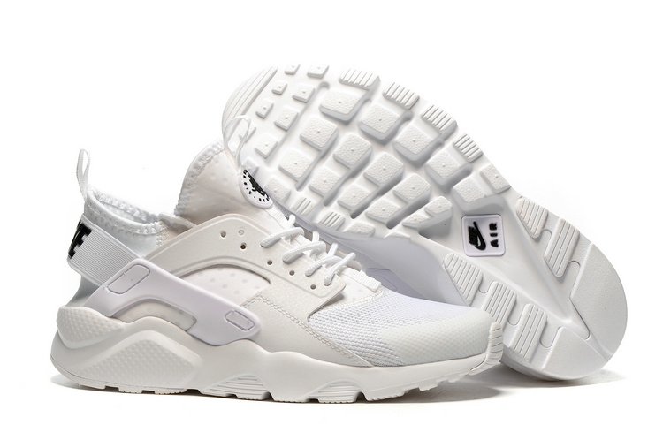 nike huarache femme blanche et noir