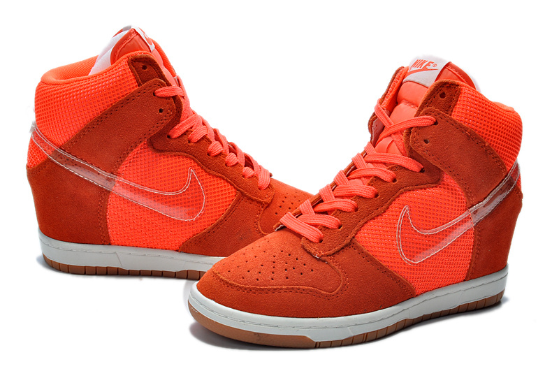 nike dunk sky hi red